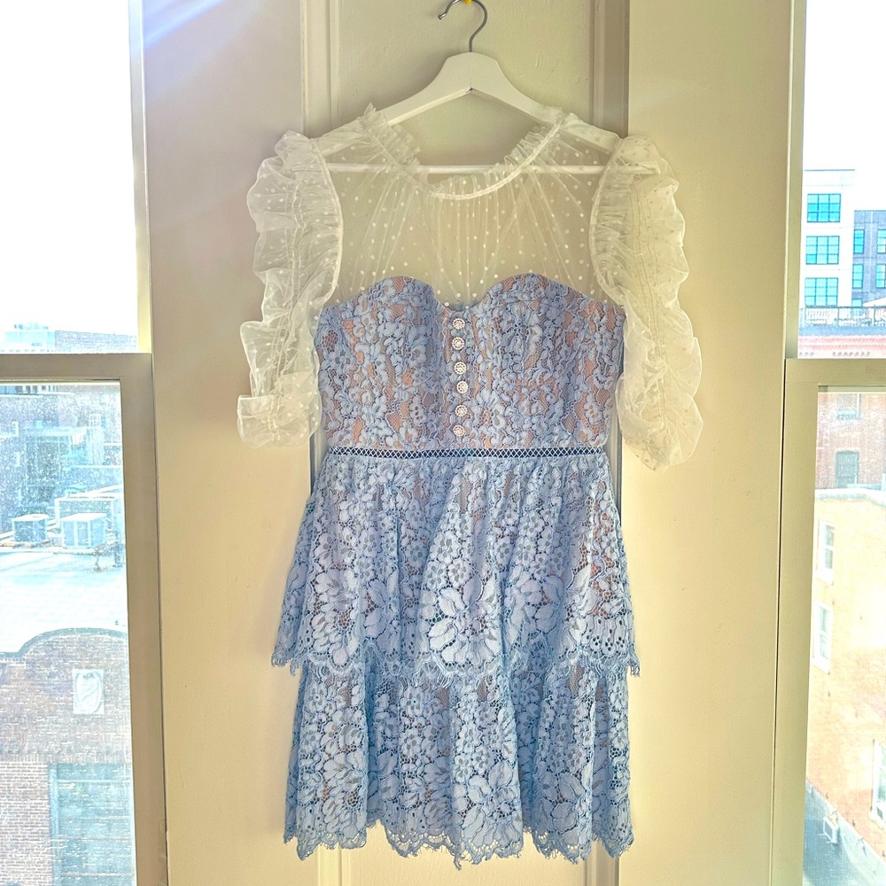 Self-Portrait Blue Dress For Women
